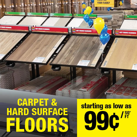 flooring starting as low as 99 cents